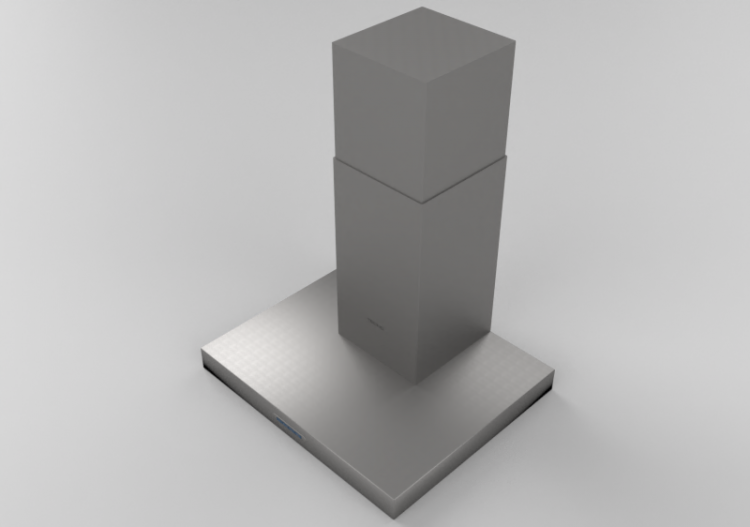 Elettrodomestici 3D - Cappa a parete in acciaio - Tecno -...