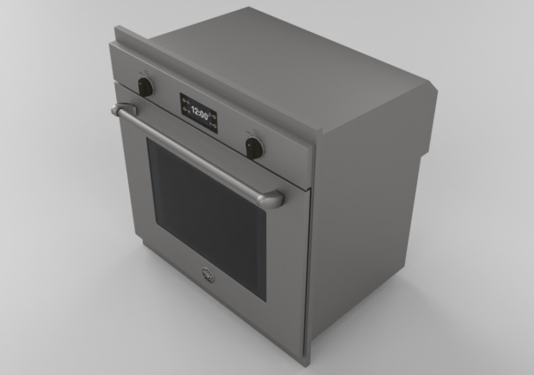 3D Electrical Appliances - Built-in ventilated oven -...