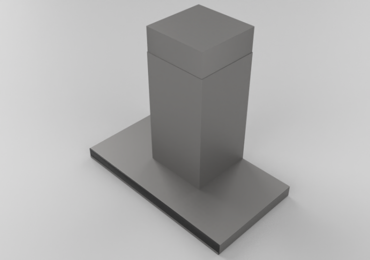 Electrodomésticos 3D - Campana de pared de acero - Elica -...