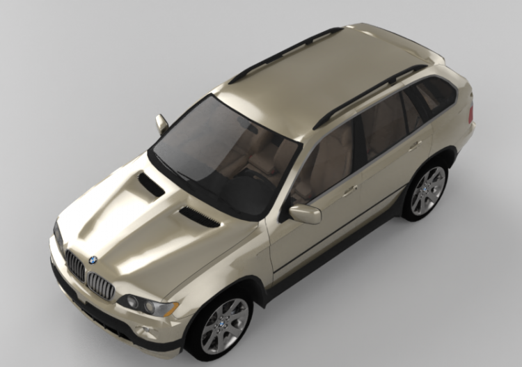 Automobili 3D - BMW X5 del 2004 - ACCA software