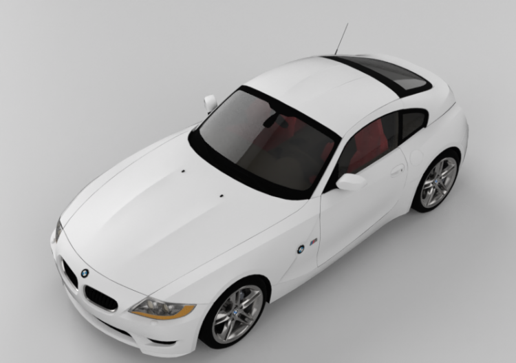 Automóviles 3D - BMW Z4 M Coupé de 2008 - ACCA software
