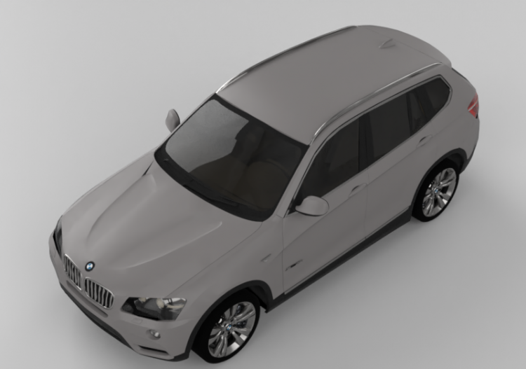 Automobili 3D - BMW X3 del 2011 - ACCA software