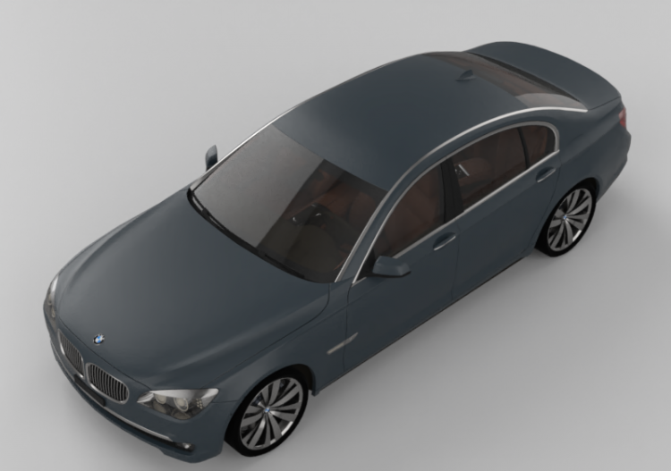Automóveis 3D - BMW 760Li de 2011 - ACCA software
