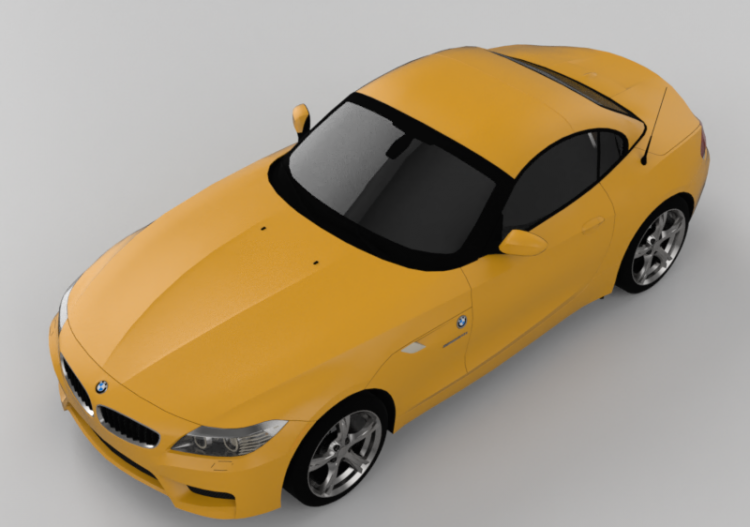 Automóviles 3D - BMW Z4 M Coupé de 2012 - ACCA software