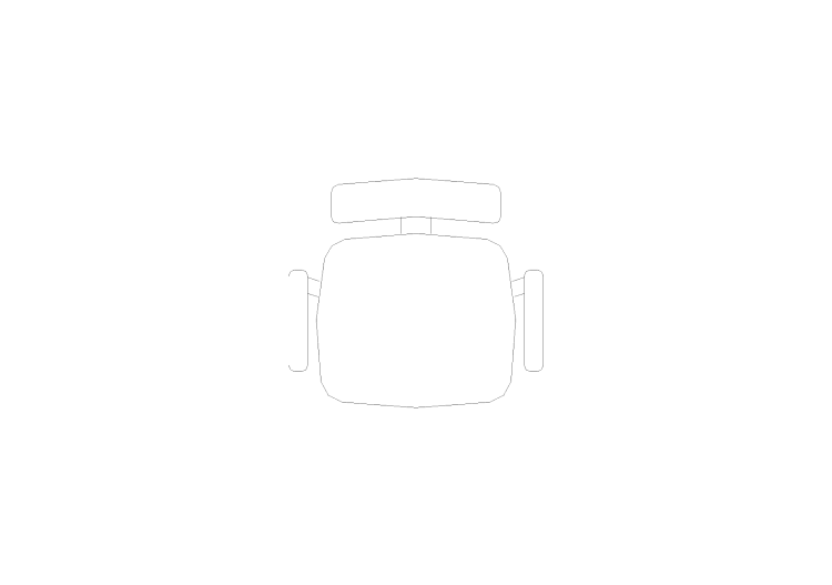 Bureau DWG - Chaise 03 - ACCA software Bureau DWG - Chaise 03 - ACCA software
