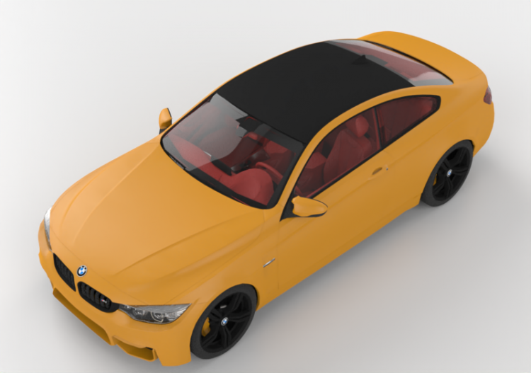 Automóviles 3D - BMW serie M4 coupé de 2015 - ACCA software