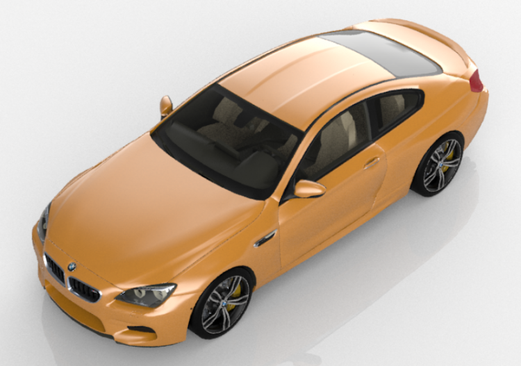 Automobili 3D - BMW serie M6 del 2015 - ACCA software