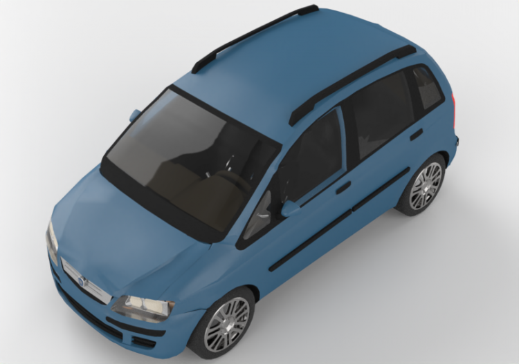 Automobili 3D - Fiat idea del 2005 - ACCA software