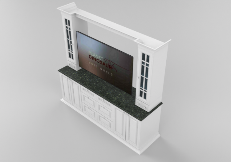 Pareti attrezzate 3D - Parete attrezzata - Panda - Media -...