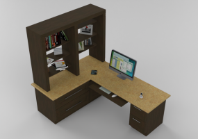 Pareti attrezzate 3D - Parete attrezzata - Panda - Home
