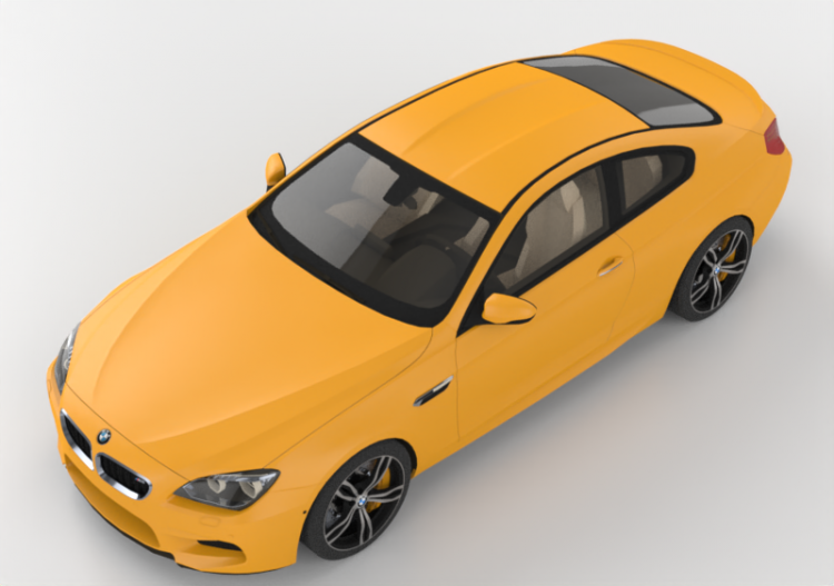 Automóviles 3D - BMW serie M6 de 2015 - ACCA software