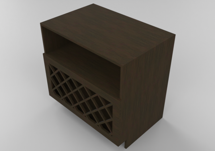 3D Furniture - Wooden cabinet - Panda - BL36B - ACCA...