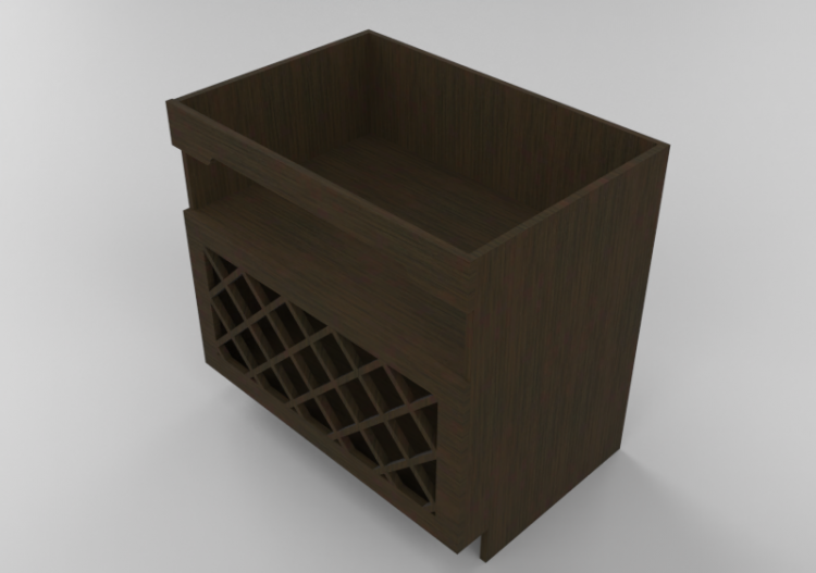 3D Furniture - Wooden cabinet - Panda - BL36A - ACCA...