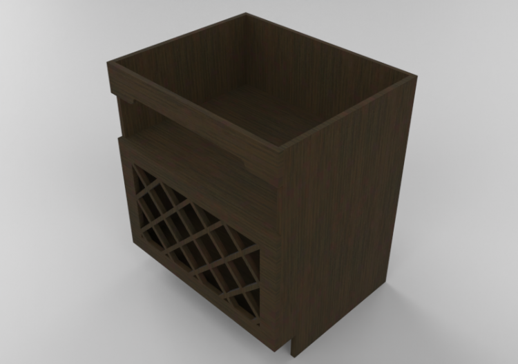 3D Furniture - Wooden cabinet - Panda - BL30A - ACCA...