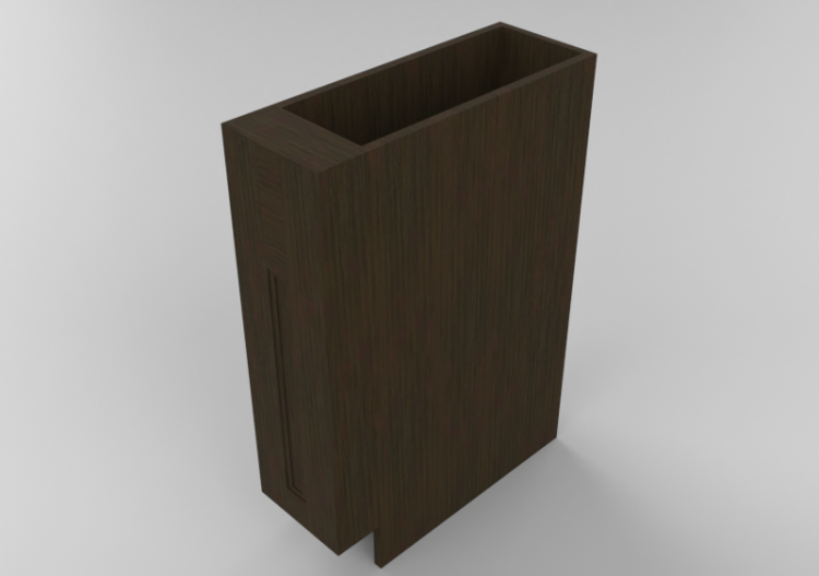 Mobili 3D - Mobile in legno con un’anta - Panda - B09 -...