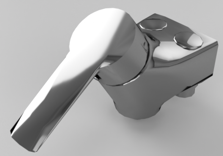 Rubinetti 3D - Miscelatore a parete per vasca e doccia –...