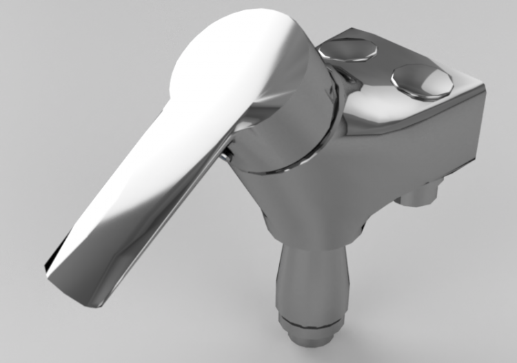 Torneiras 3D - Misturador de parede para chuveiro – Mora - ...