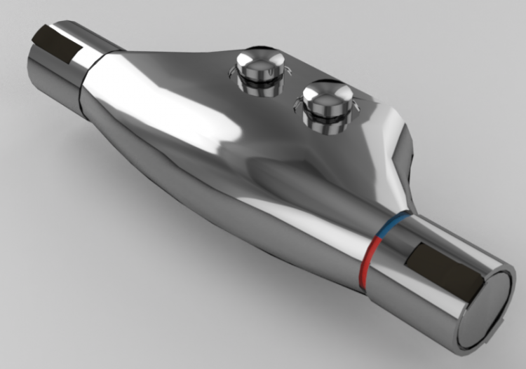 Rubinetti 3D - Miscelatore a parete per doccia – Mora - ...