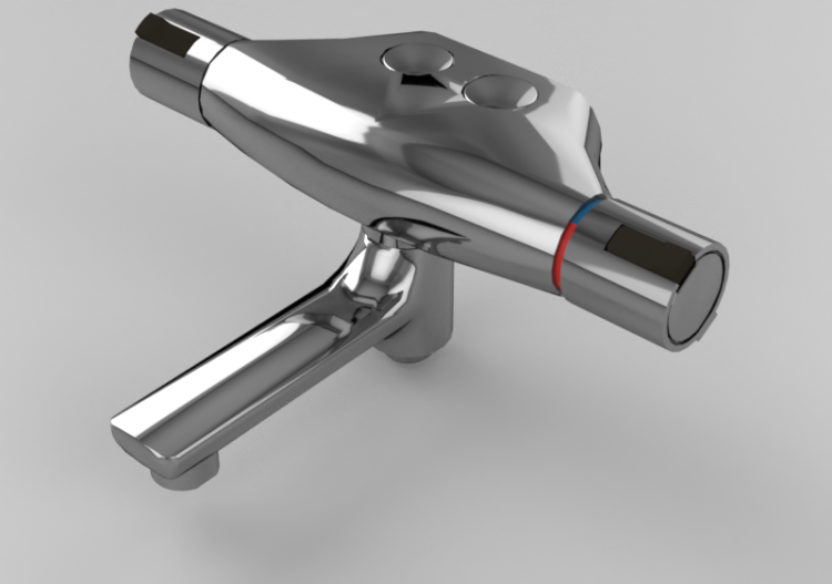 Torneiras 3D - Misturador de parede para banheira – Mora - ...