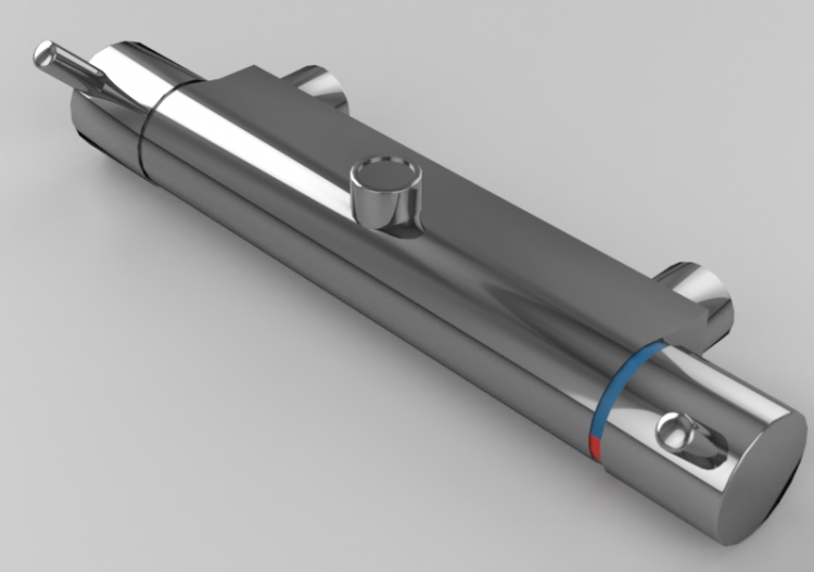 Torneiras 3D - Misturador de parede para chuveiro – Mora - ...