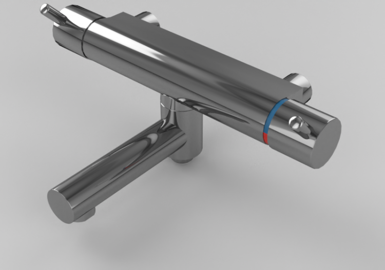 3D Taps - Wall mounted Mixer tap for bathtub - Mora - Inxx...