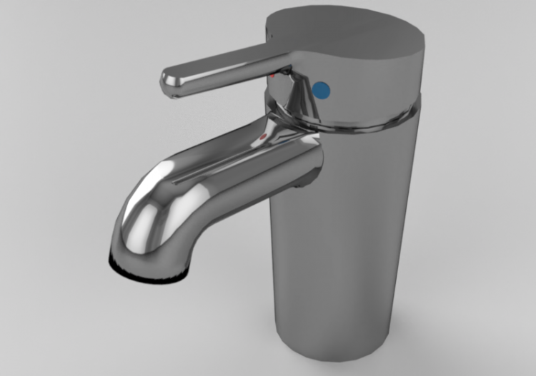 Rubinetti 3D - Miscelatore per lavabo – Mora - One –...