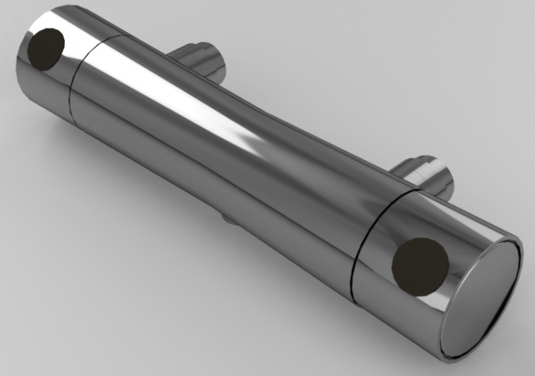 Torneiras 3D - Misturador de parede para chuveiro – Mora -...