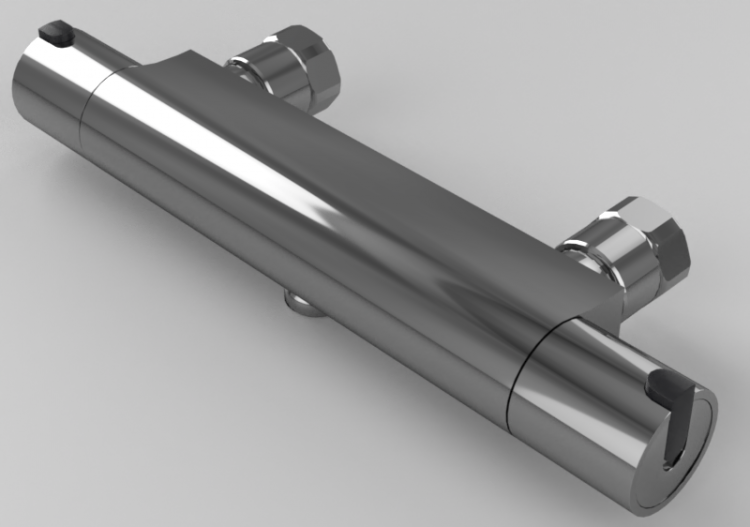 Rubinetti 3D - Miscelatore a parete per doccia – Mora –...