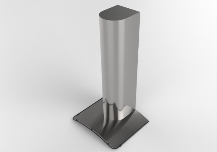 Eletrodomésticos 3D - Coifa de parede de aço inoxidável –...