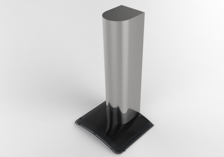 3D Electrical Appliances - Wall mounted stainless steel...
