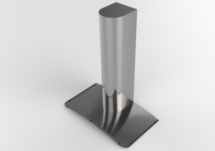 Elettrodomestici 3D - Cappa a parete in acciaio inox –...