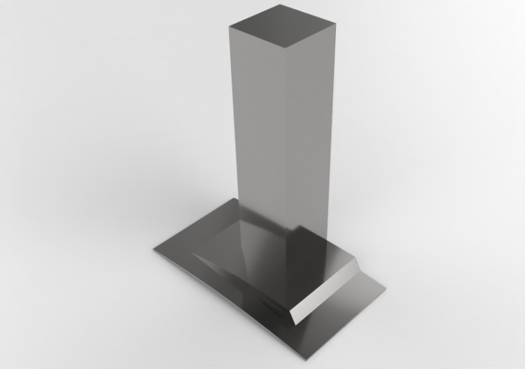 Elettrodomestici 3D - Cappa a parete in acciaio inox –...