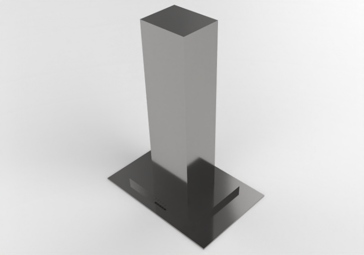 Electroménagers 3D - Hotte ilot en acier inox – Falmec -...