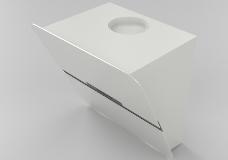 3D Haushaltgeräte - Wandmontierte Dunstabzugshaube aus...