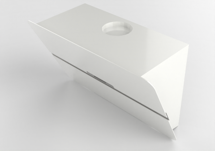 Elettrodomestici 3D - Cappa a parete in acciaio inox e...