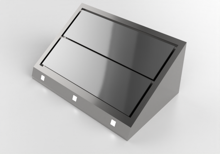 3D Haushaltgeräte - Wandmontierte Dunstabzugshaube aus...