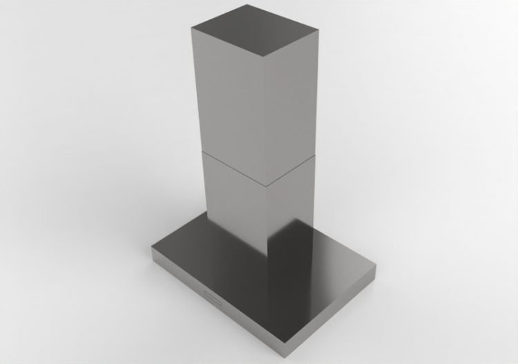 Electroménagers 3D - Hotte ilot en acier inox – Falmec -...