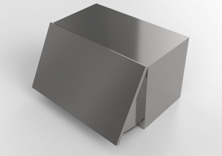 3D Electrical Appliances - Wall mounted stainless steel...