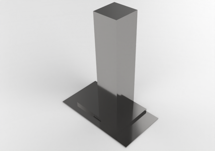 Eletrodomésticos 3D - Coifa de parede de aço inoxidável –...