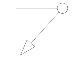 Descending electrical conduit