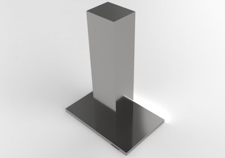 3D Electrical Appliances - Stainless steel island hood...