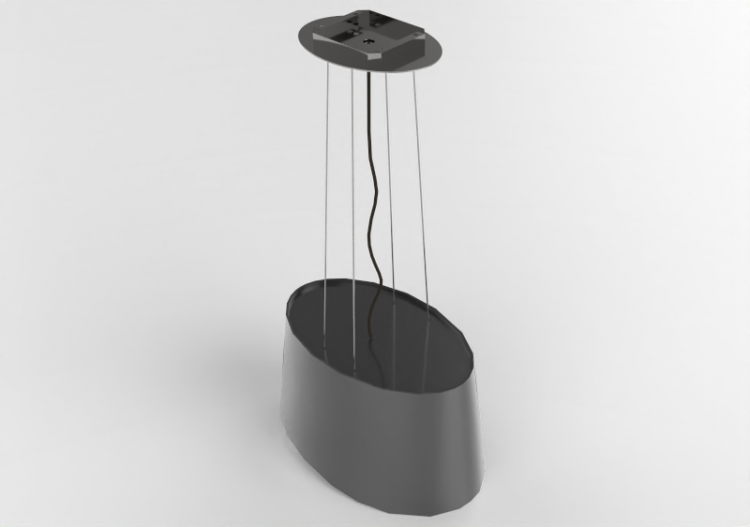 Electroménagers 3D - Hotte ilot en acier inox – Falmec -...
