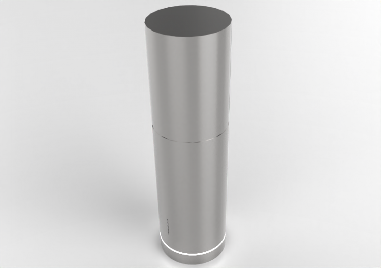 3D Electrical Appliances - Stainless steel island hood...