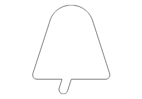 Wippenabdeckung Glocke