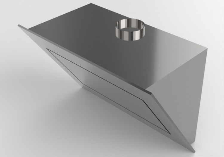 3D Haushaltgeräte - Wandmontierte Dunstabzugshaube aus...
