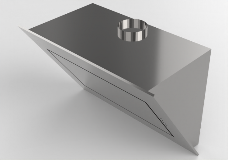 3D Electrical Appliances - Wall mounted stainless steel...