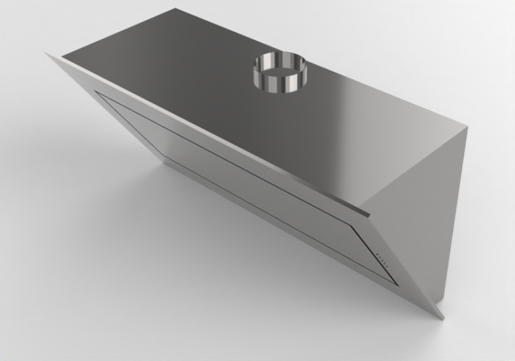 Electroménagers 3D - Hotte murale en acier inox – Falmec -...