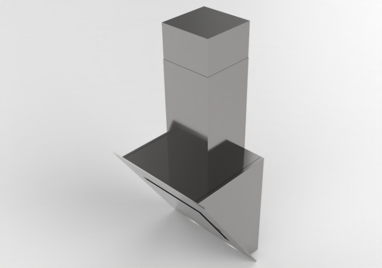 3D Haushaltgeräte - Wandmontierte Dunstabzugshaube aus...