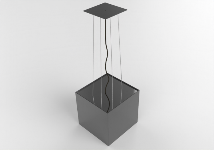Electroménagers 3D - Hotte ilot en acier inox – Falmec -...