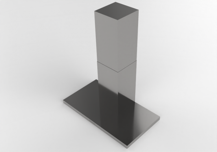 3D Electrical Appliances - Wall mounted stainless steel...